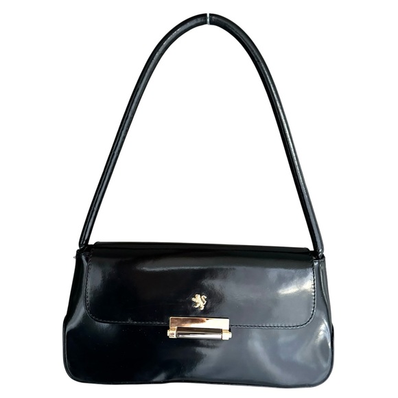 Pratesi Firenze Shoulder Bag Barchetta Black Patent